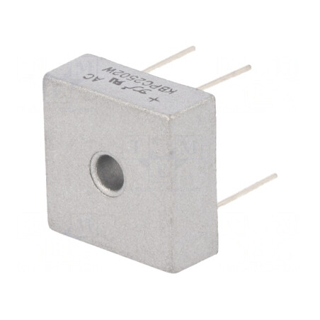 Punte Redresoare Monofazată 200V 25A 400A KBPCW | Electronic-mag.ro | Componente Electronice