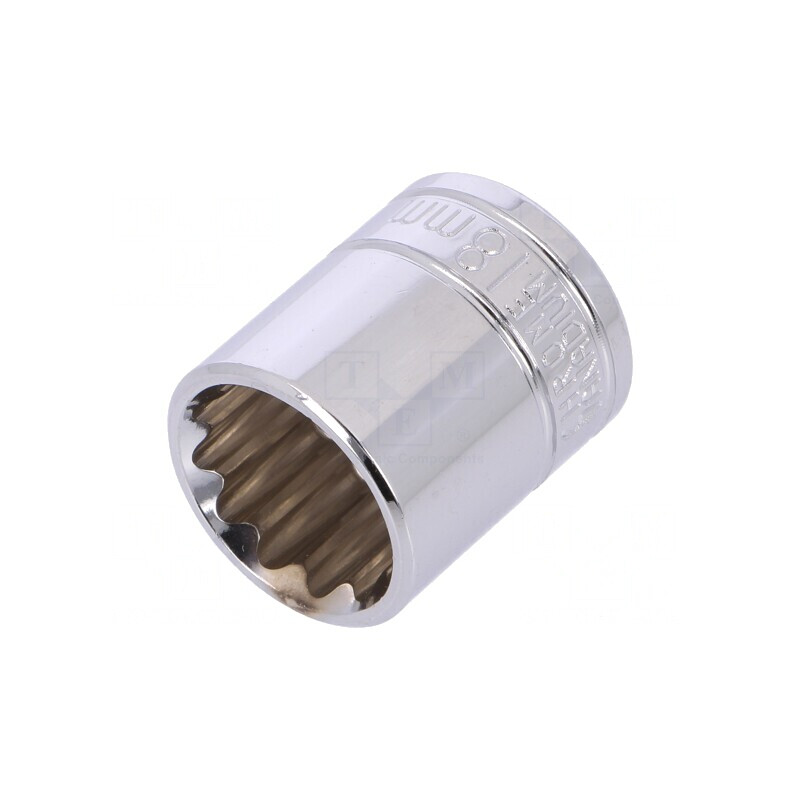 Tubulară 3/8 oțel crom-vanadium 18mm 12-puncte | Electronic-mag.ro | Componente Electronice