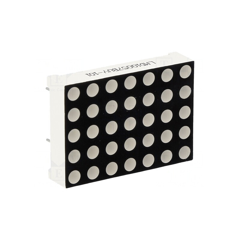 LED Matrice 5x7 Galben 27,94x19,96mm | Electronic-mag.ro | Componente Electronice