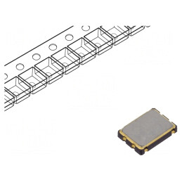 Rezonator cu Cuarţ 50MHz 12pF SMD 7x5x1.3mm 1.8VDC