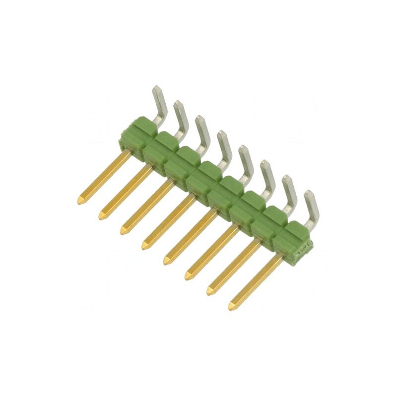 Conector AMPMODU MOD II 8 pini unghi 90° tată | Electronic-mag.ro | Componente Electronice