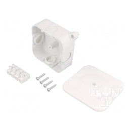 Cutie Conexiuni Montaj Perete 72x72x28mm | Electronic-mag.ro | Componente Electronice