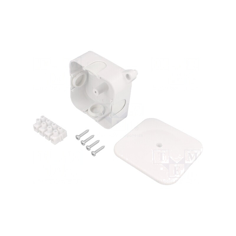 Cutie Conexiuni Montaj Perete 72x72x28mm | Electronic-mag.ro | Componente Electronice