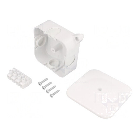 Cutie Conexiuni Montaj Perete 72x72x28mm | Electronic-mag.ro | Componente Electronice