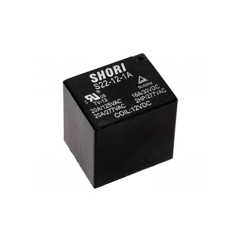 Releu Electromagnetic SPST-NO 12VDC 17A 277VAC PCB | Electronic-mag.ro | Componente Electronice Releu Electromagnetic SPST-NO 12VDC 17A 277VAC PCB | Electronic-mag.ro | Componente Electronice