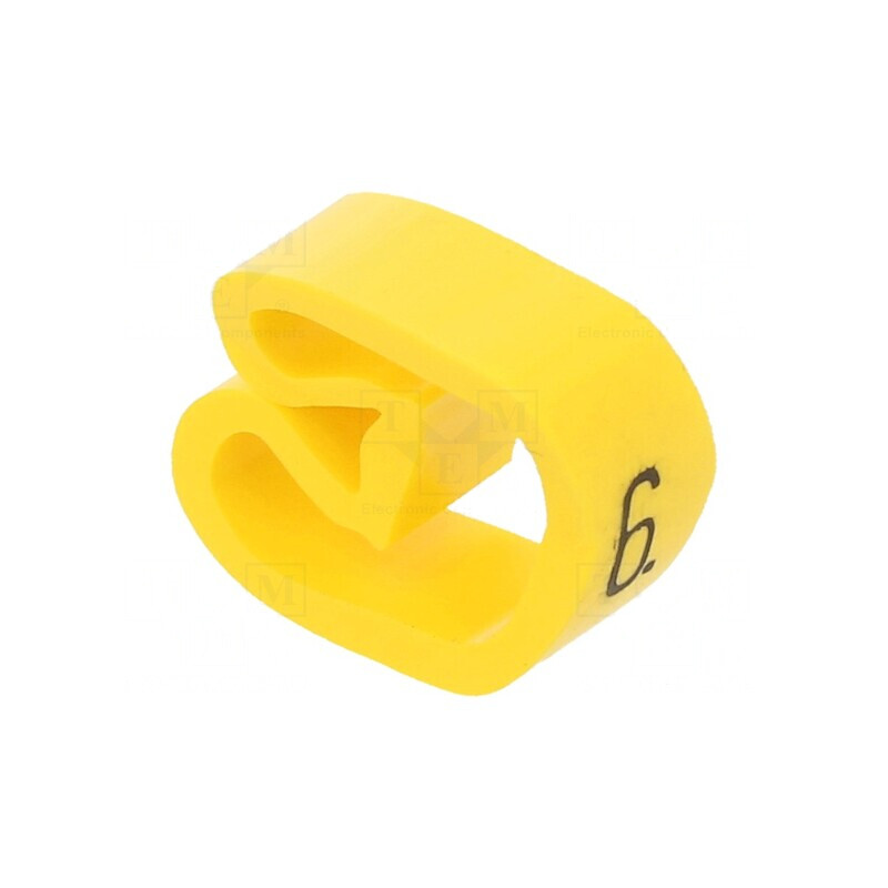 Markere pentru Marcaj PVC Galben 8-16mm | Electronic-mag.ro | Componente Electronice