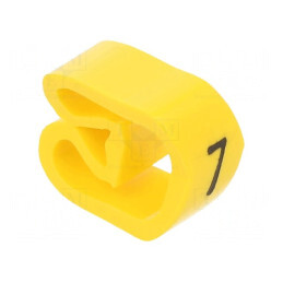 Markere Marcaj PVC Galben 7-16mm | Electronic-mag.ro | Componente Electronice