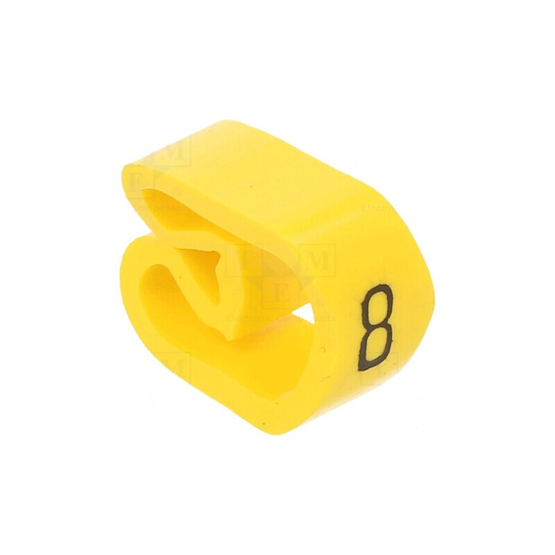 Markere Marcaj PVC Galben 8-16mm -30÷60°C | Electronic-mag.ro | Componente Electronice