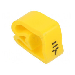 Marcator PVC Galben 8-16mm -30-60°C | Electronic-mag.ro | Componente Electronice
