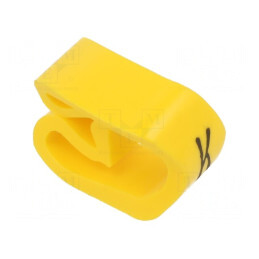 Marcator PVC Galben 8-16mm 30-60°C pentru Orificiu | Electronic-mag.ro | Componente Electronice