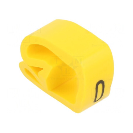 Marcator Galben PVC 8-16mm pentru Temperaturi -30-60°C | Electronic-mag.ro | Componente Electronice