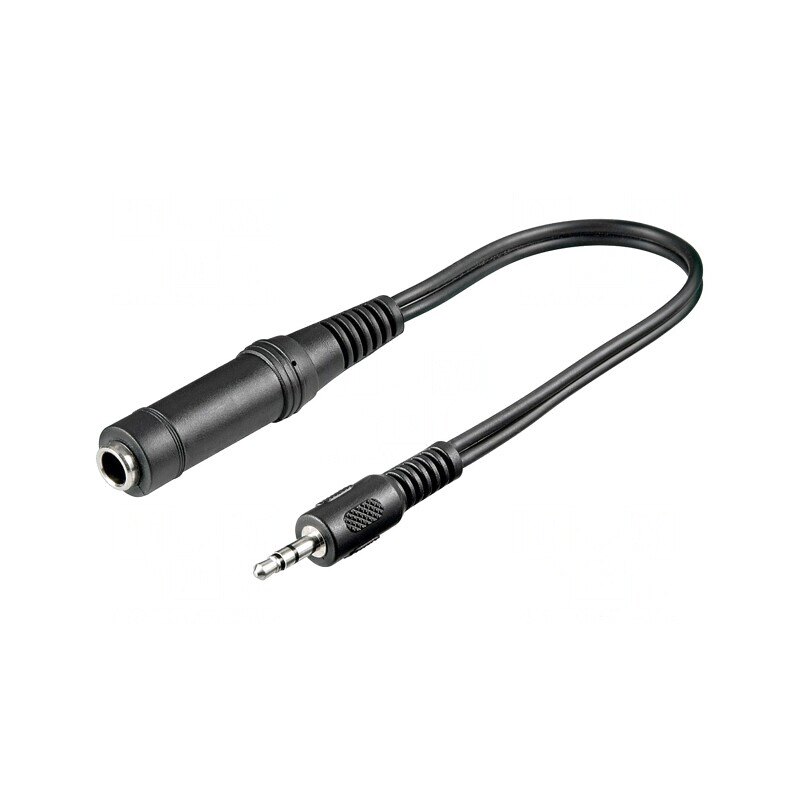 Cablu Audio Jack 3.5mm la 6.3mm 0.2m Negru | Electronic-mag.ro | Componente Electronice Cablu Audio Jack 3.5mm la 6.3mm 0.2m Negru | Electronic-mag.ro | Componente Electronice