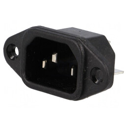 Conector Alimentare AC 10A 250V IEC 60320 | Electronic-mag.ro | Componente Electronice