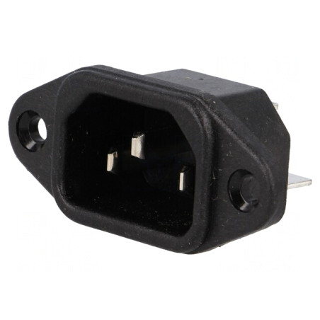 Conector Alimentare AC 10A 250V IEC 60320 | Electronic-mag.ro | Componente Electronice