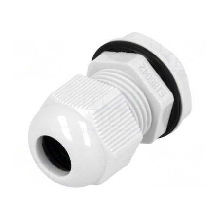 Garnitură de etanșare PG11 IP68 Poliamidă Gri 15,4mm | Electronic-mag.ro | Componente Electronice