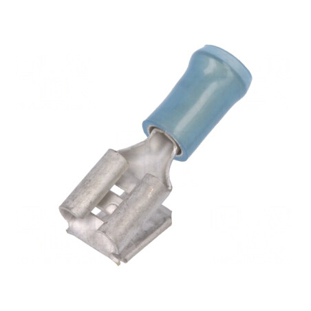 Terminal Crimpat Alamă 6,3mm 0,8mm Mamă/Tată 1-2,5mm² | Electronic-mag.ro | Componente Electronice