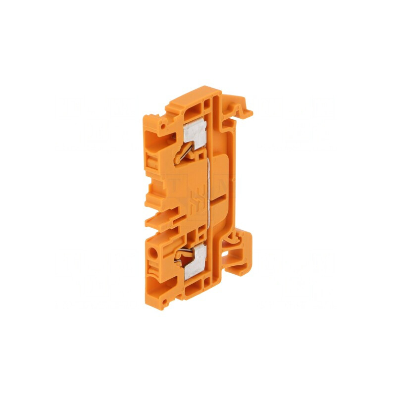 Conector de Șine 2.5mm2, 2 Borne, Portocaliu TS35 | Electronic-mag.ro | Componente Electronice Conector de Șine 2.5mm2, 2 Borne, Portocaliu TS35 | Electronic-mag.ro | Componente Electronice