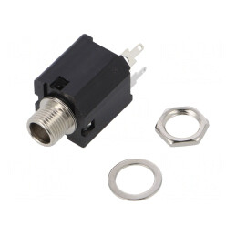 Soclu Jack 6,3mm Mamă Mono 2 Pini pentru Panou | Electronic-mag.ro | Componente Electronice