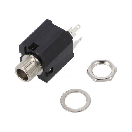 Soclu Jack 6,3mm Mamă Mono 2 Pini pentru Panou | Electronic-mag.ro | Componente Electronice