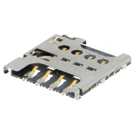 Conector Micro SIM 8 PIN Push-Pull SMT | Electronic-mag.ro | Componente Electronice