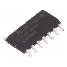 Microcontroler AVR ATTINY SO14 12 Întreruperi 3 Comparatoare | Electronic-mag.ro | Componente Electronice