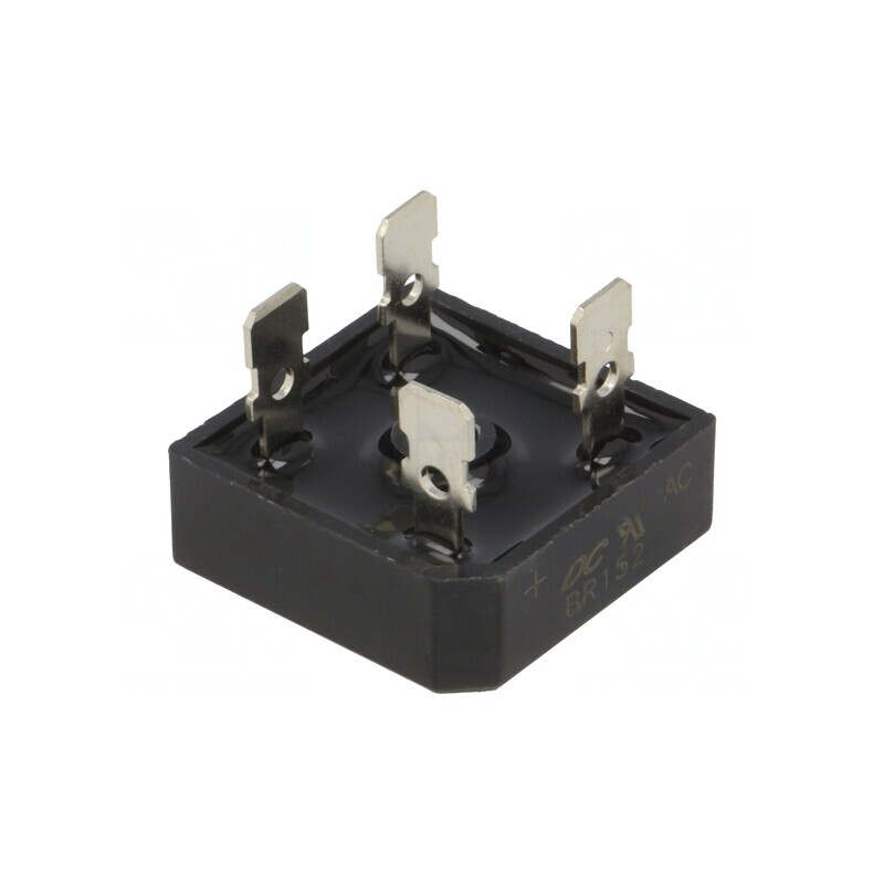 Punte Redresoare Monofazată 200V 15A BR-25 | Electronic-mag.ro | Componente Electronice