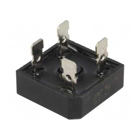 Punte Redresoare Monofazată 200V 15A BR-25 | Electronic-mag.ro | Componente Electronice