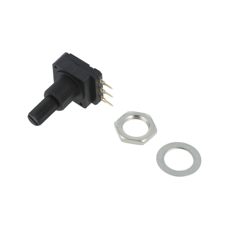 Potentiometru Axial 1kΩ 200mW THT Plastic Mono | Electronic-mag.ro | Componente Electronice
