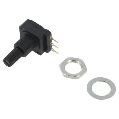 Potentiometru Axial 1kΩ 200mW THT Plastic Mono | Electronic-mag.ro | Componente Electronice