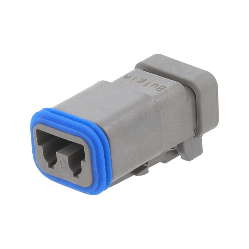 Conector cablu-cablu PX0 mamă 2 pini gri IP68 | Electronic-mag.ro | Componente Electronice