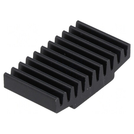 Radiator Extrudat Negru 17x30x7.5mm 17K/W | Electronic-mag.ro | Componente Electronice