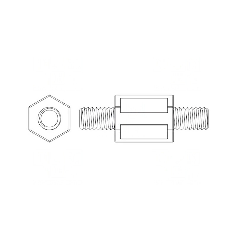 Piuliță Distanțieră Filetată M6 Hexagonală 25mm | Electronic-mag.ro | Componente Electronice Piuliță Distanțieră Filetată M6 Hexagonală 25mm | Electronic-mag.ro | Componente Electronice