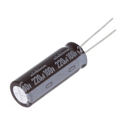 Condensator electrolitic 220uF 100V 5mm