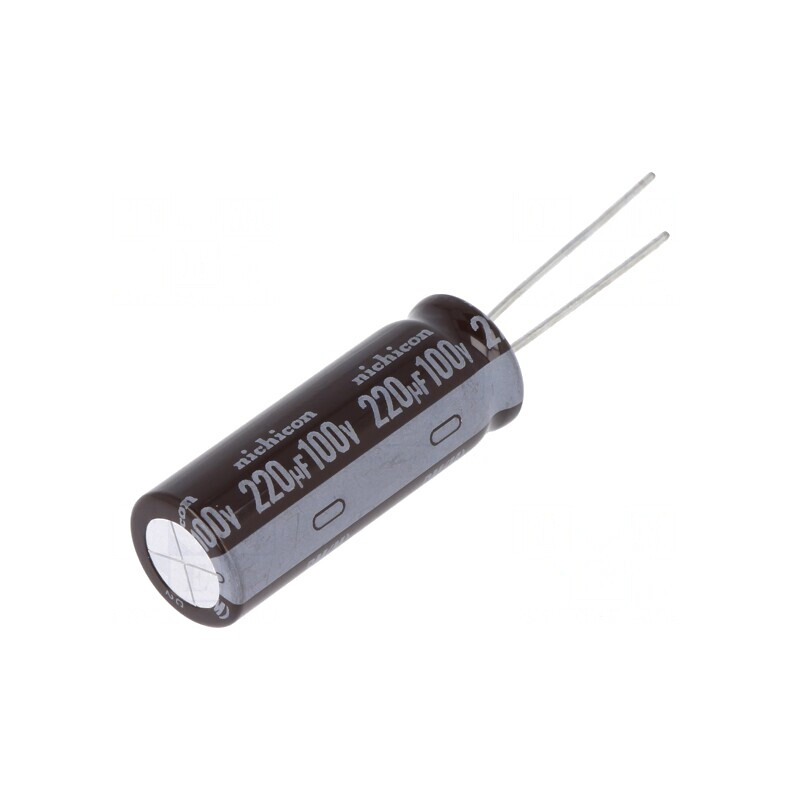 Condensator electrolitic 220uF 100V 5mm | Electronic-mag.ro | Componente Electronice