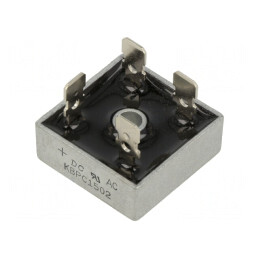 Punte Redresoare Monofazată 200V 15A 300A MB-25 | Electronic-mag.ro | Componente Electronice