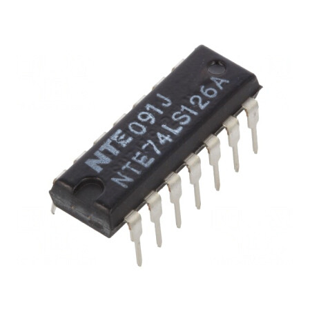 Circuit Integrat Digital Bus Buffer 4 Canale TTL DIP14 3 Stări | Electronic-mag.ro | Componente Electronice