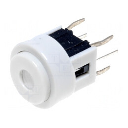 Comutator tastatură 2 poziții LED alb 12V | Electronic-mag.ro | Componente Electronice