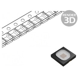 LED Galbenă SMD 120° 350mA 39-82lm | Electronic-mag.ro | Componente Electronice