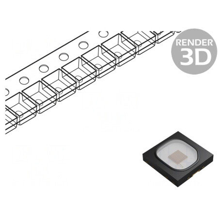 LED Galbenă SMD 120° 350mA 39-82lm | Electronic-mag.ro | Componente Electronice