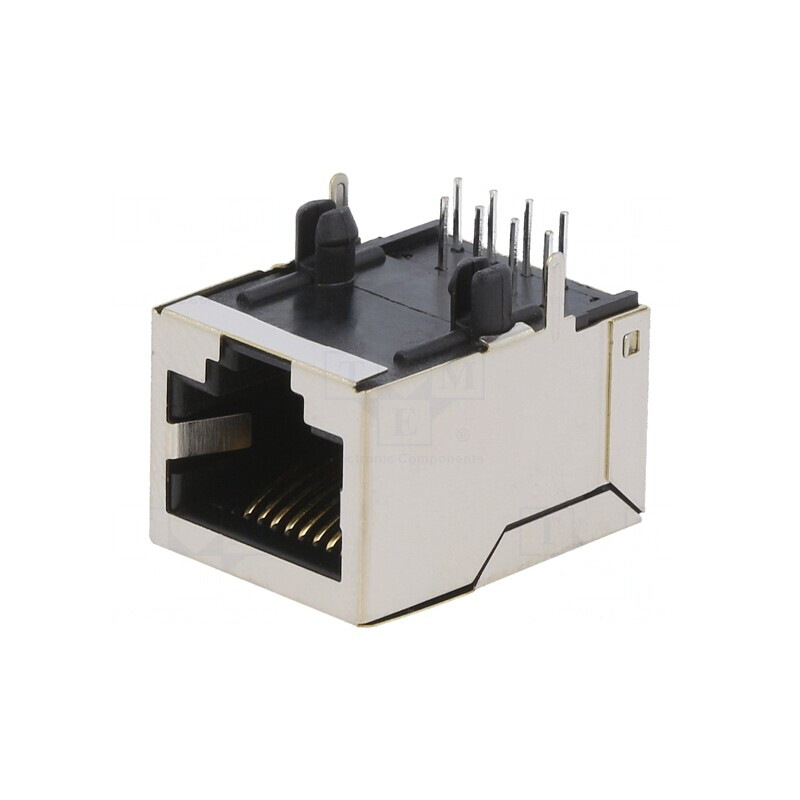 Soclu RJ45 Cat 5 Ecranat 8p8c THT în Unghi | Electronic-mag.ro | Componente Electronice Soclu RJ45 Cat 5 Ecranat 8p8c THT în Unghi | Electronic-mag.ro | Componente Electronice