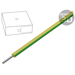 Cablu SiD 1x2,5mm2 Cu Silicon Galben-Verde | Electronic-mag.ro | Componente Electronice