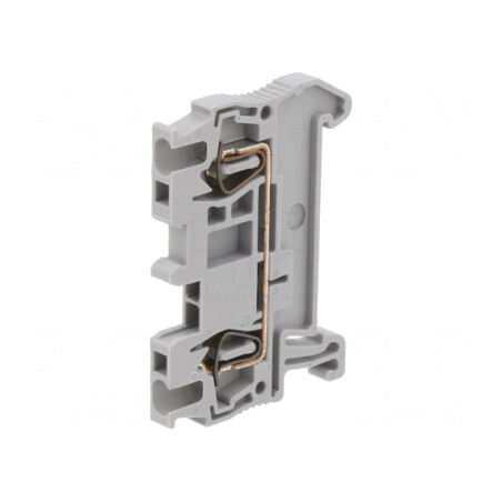 Conector Șine 0,08-1,5mm2 2 Borne Gri | Electronic-mag.ro | Componente Electronice