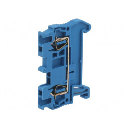 Conector de Îmbinare pentru Șine 1.5mm2 2 Borne Albastru | Electronic-mag.ro | Componente Electronice