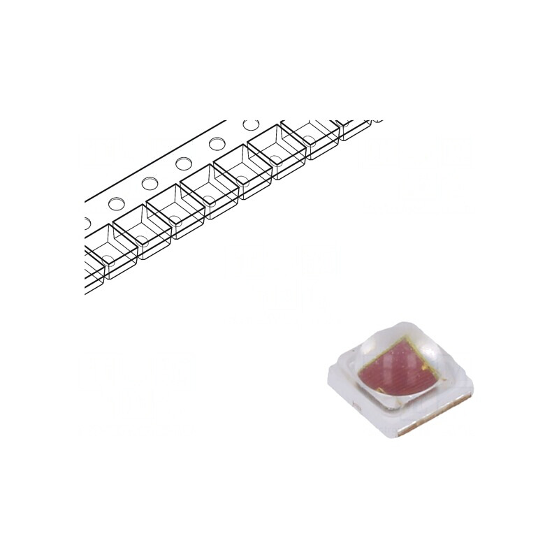 LED Putere Crimson 4W 120° 700mA 3535 SMD | Electronic-mag.ro | Componente Electronice