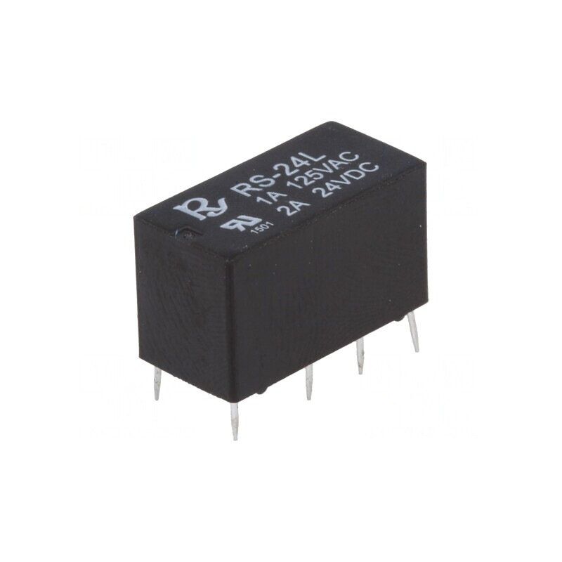 Releu Electromagnetic DPDT 24VDC 2A | Electronic-mag.ro | Componente Electronice