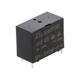 Releu Electromagnetic SPST-NO 24VDC 25A SFK-H | Electronic-mag.ro | Componente Electronice