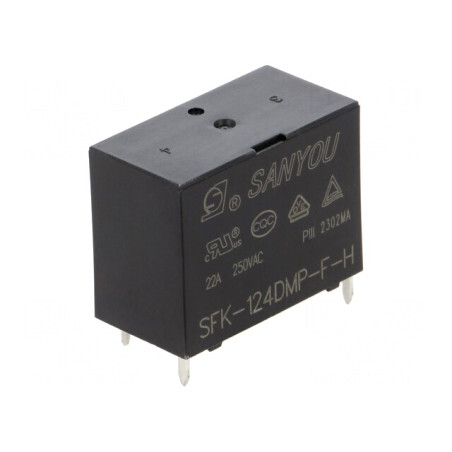 Releu Electromagnetic SPST-NO 24VDC 25A SFK-H | Electronic-mag.ro | Componente Electronice