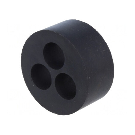 Insert Presetupă 8mm M32 IP54 Cauciuc NBR 3 Orificii | Electronic-mag.ro | Componente Electronice