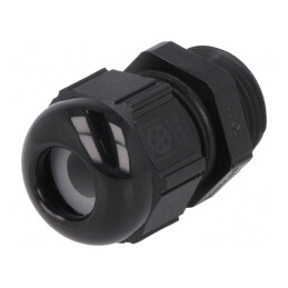Garnitură Etanșare PG11 IP68 Poliamidă Neagră | Electronic-mag.ro | Componente Electronice
