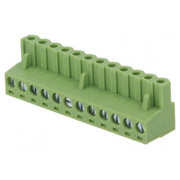 Regletă de conexiuni deconectabilă 12 piste 5,08mm drept | Electronic-mag.ro | Componente Electronice